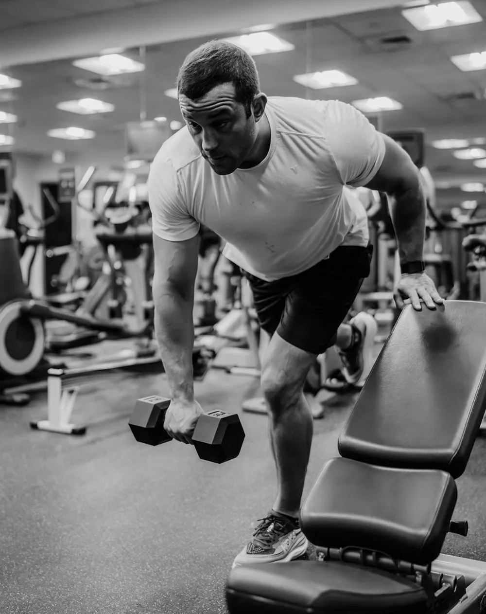 Jason Joyce coaching a strength and movement session in a gym